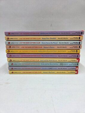 The Baby-Sitters Club Paperback Book Lot of 10 Vintage 1992 1993 Ann M Martin